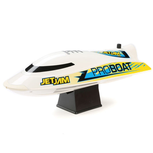 Pro-Boat Jet Jam V2 12" Self-Righting Pool Racer Brushed RTR, White