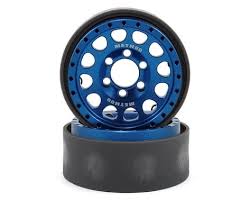 Vanquish Products Method 105 1.9" Beadlock Crawler Wheels (Blue/Silver) (2)