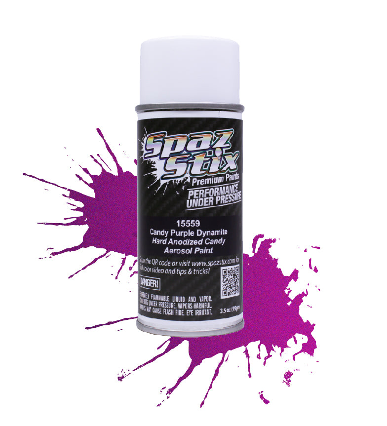 Spaz Stix - Candy Purple Aerosol Paint, 3.5oz Can