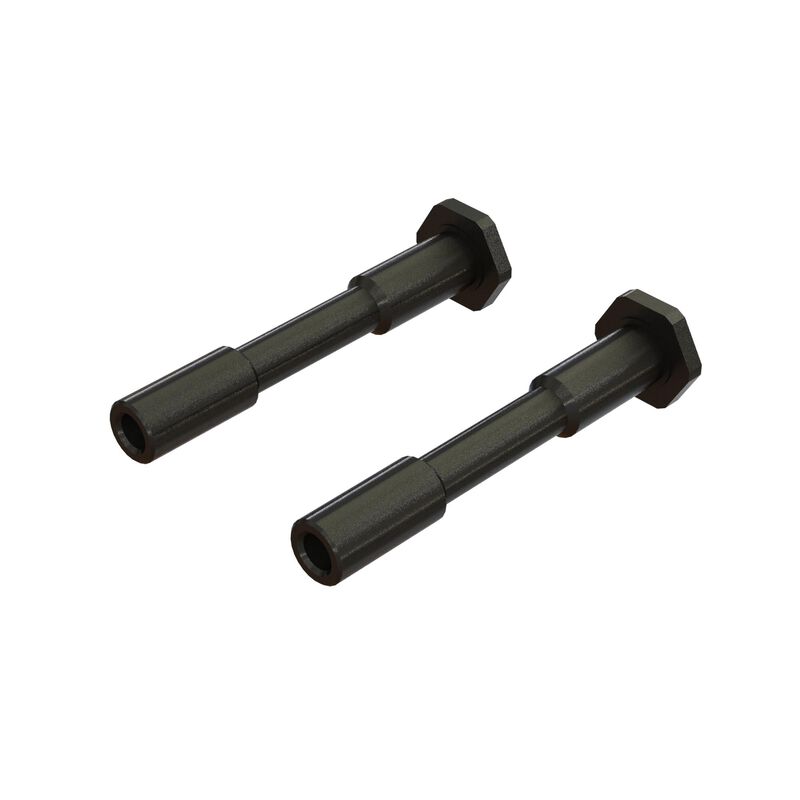 Arrma Steel Steering Post 6x42mm Black (2)