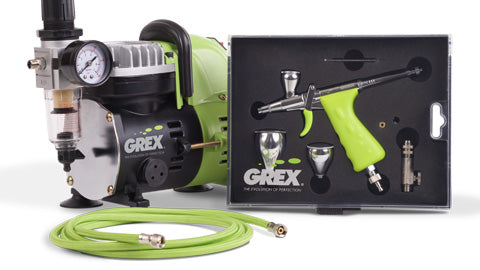 Grex Airbrush Combo Kit - Tritium.TG3 + AC1810-A Compressor