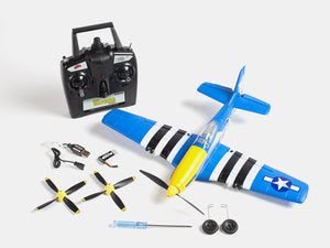 Rage P-51D Obsession Micro RTF Airplane with PASS (Pilot Assist Stability Software) System