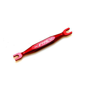 STRC Aluminum Universal 4mm / 5mm Turnbuckle Wrench, Red