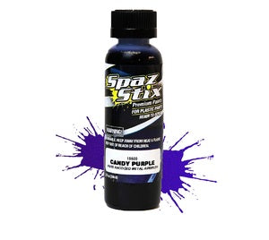 Spazstix Candy Purple Airbrush Ready Paint, 2oz Bottle