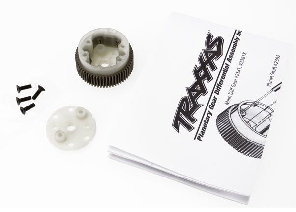 Traxxas DIFF W/STEEL RING GEAR/COVER