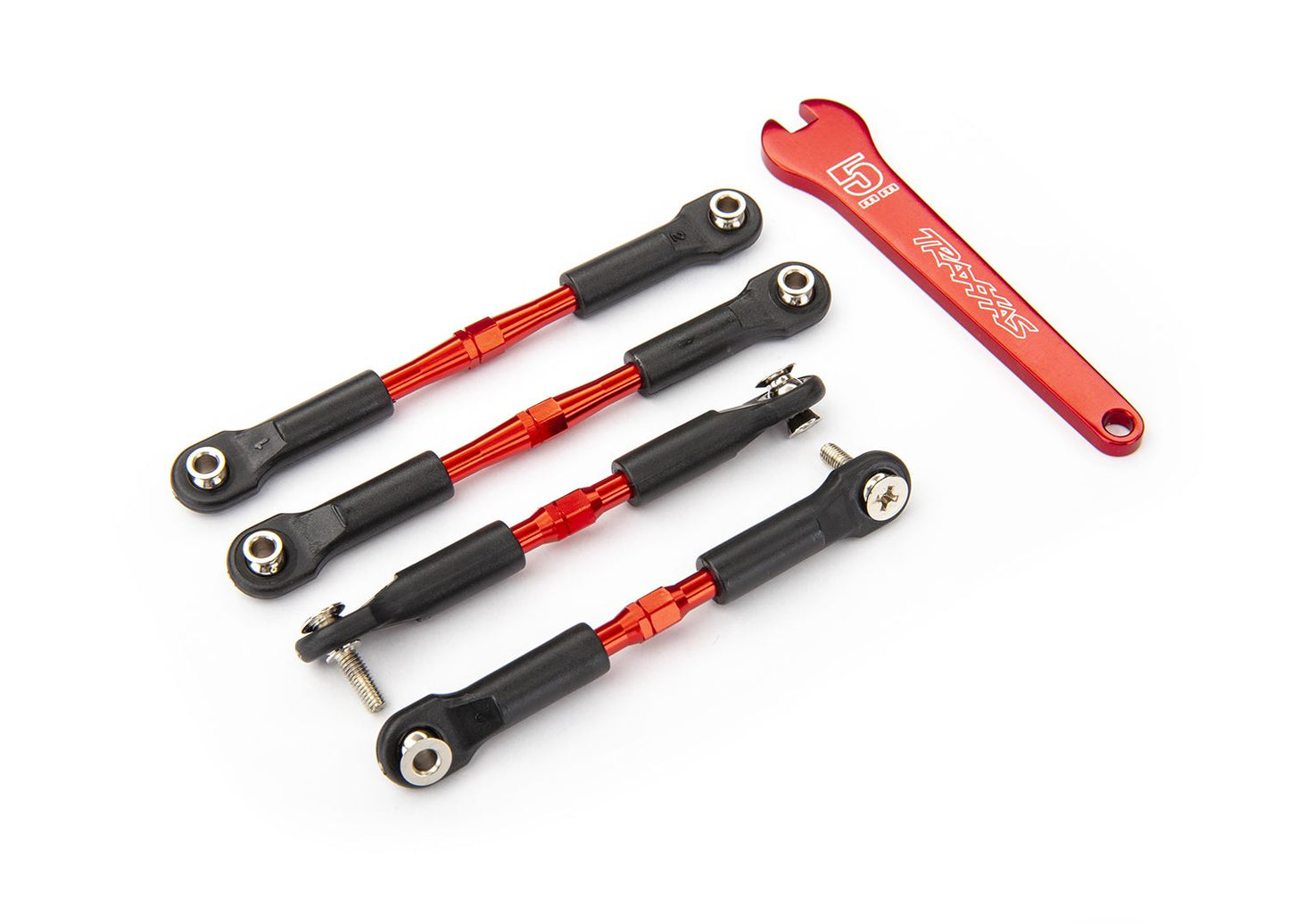 Traxxas CAMBER LINK ALUMINUM RED 39MM