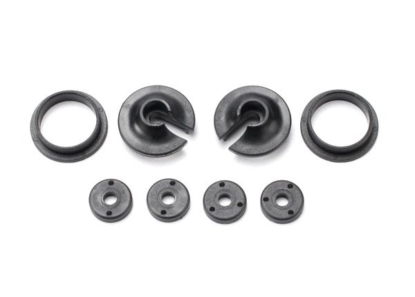 Traxxas SPRNG RETAINERS/PISTONS(STAMPE