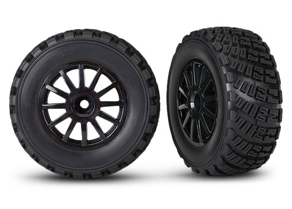 Traxxas T&W WHL/GRVL TSM Tires (Black)
