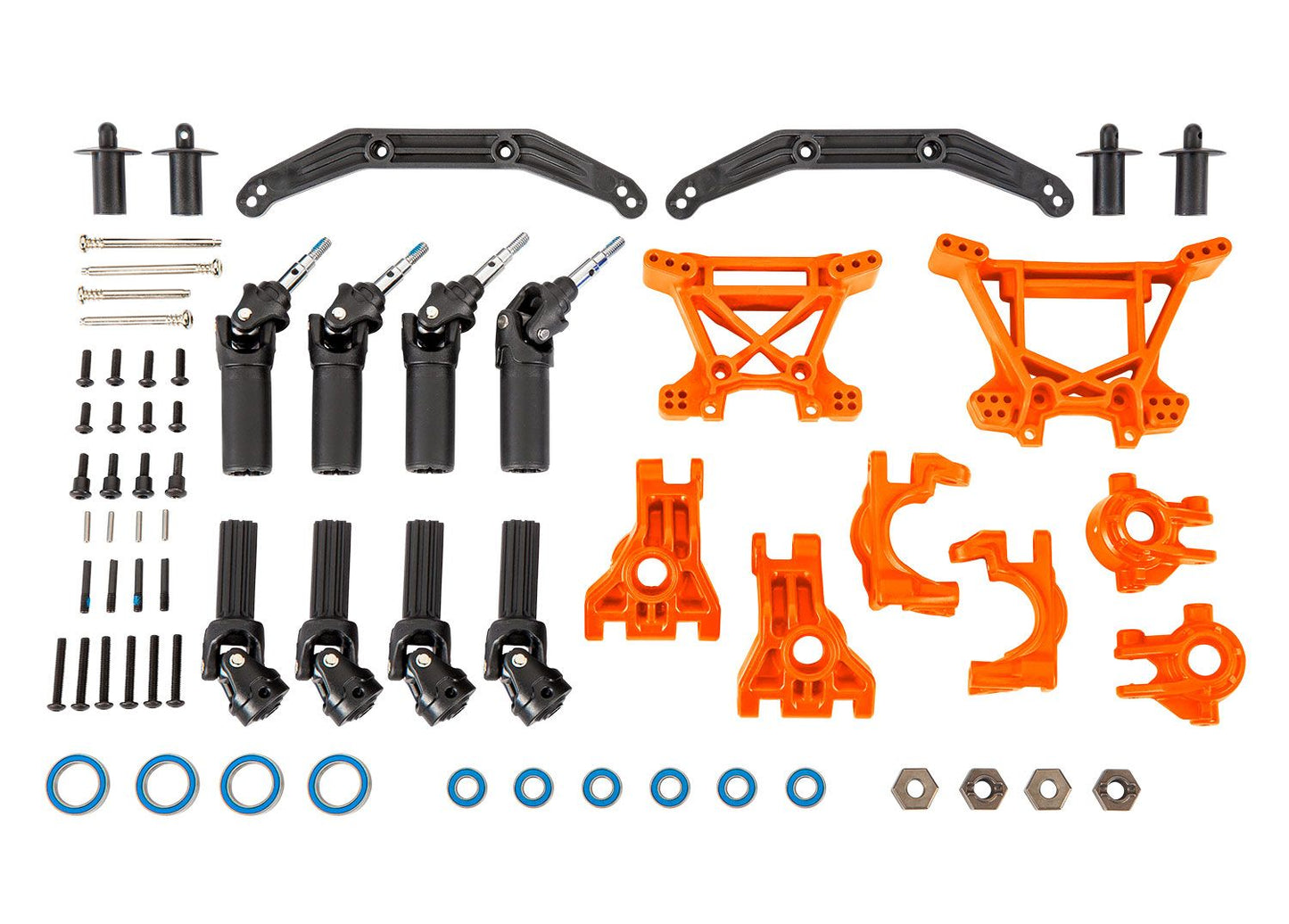Traxxas DRIVELINE & SUSPENSION KIT ORNG