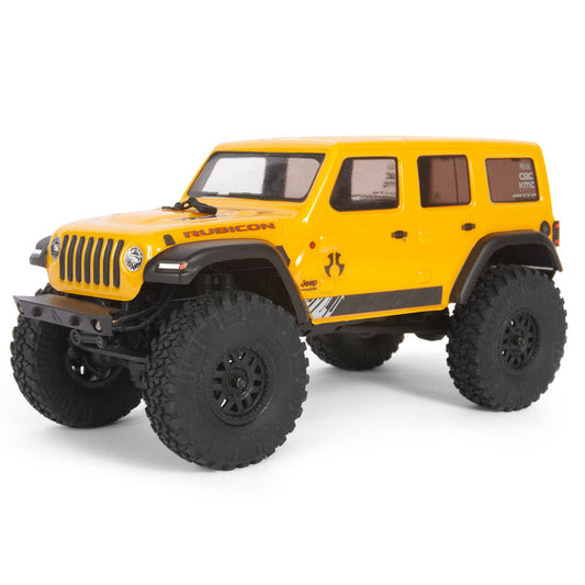 Axial SCX24 2019 Jeep Wrangler JLU 4WD Brushed RTR (Yellow)