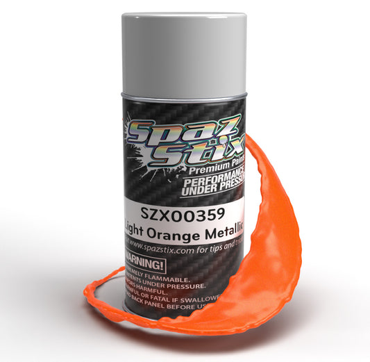 Spazstix Aerosol Paint 3.5oz Can (Light Orange Metallic)