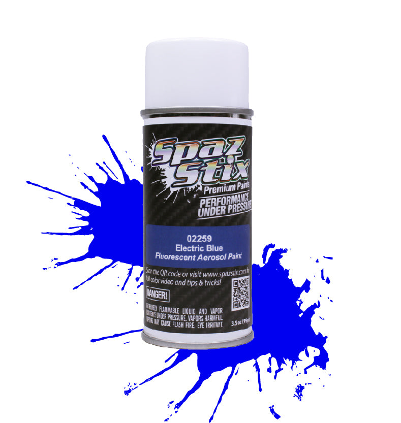 Spazstix Aerosol Paint 3.5oz Can (Electric Blue)