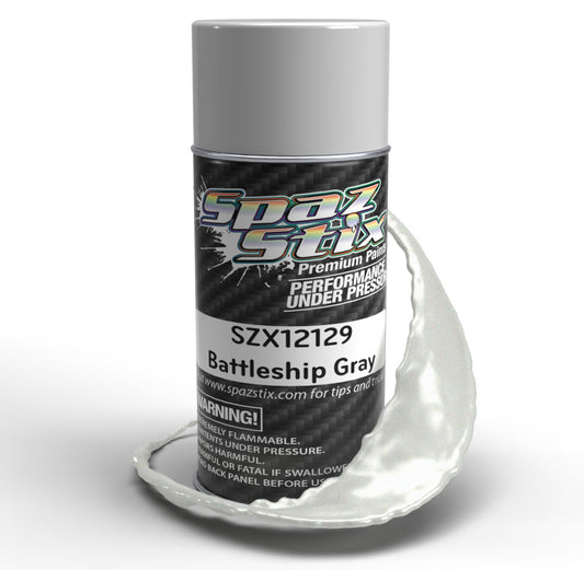 Spazstix Aerosol Paint 3.5oz Can (Battleship Gray)