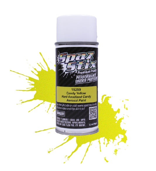 Spazstix Aerosol Paint 3.5oz Can (Candy Yellow)