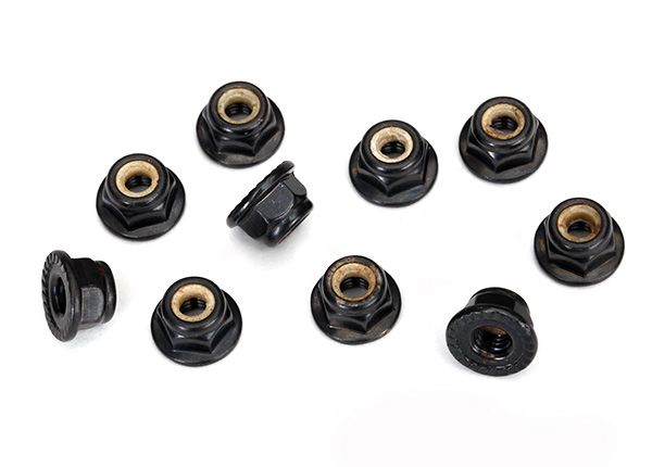 Traxxas Nuts Serrated Flanged Locking 4mm